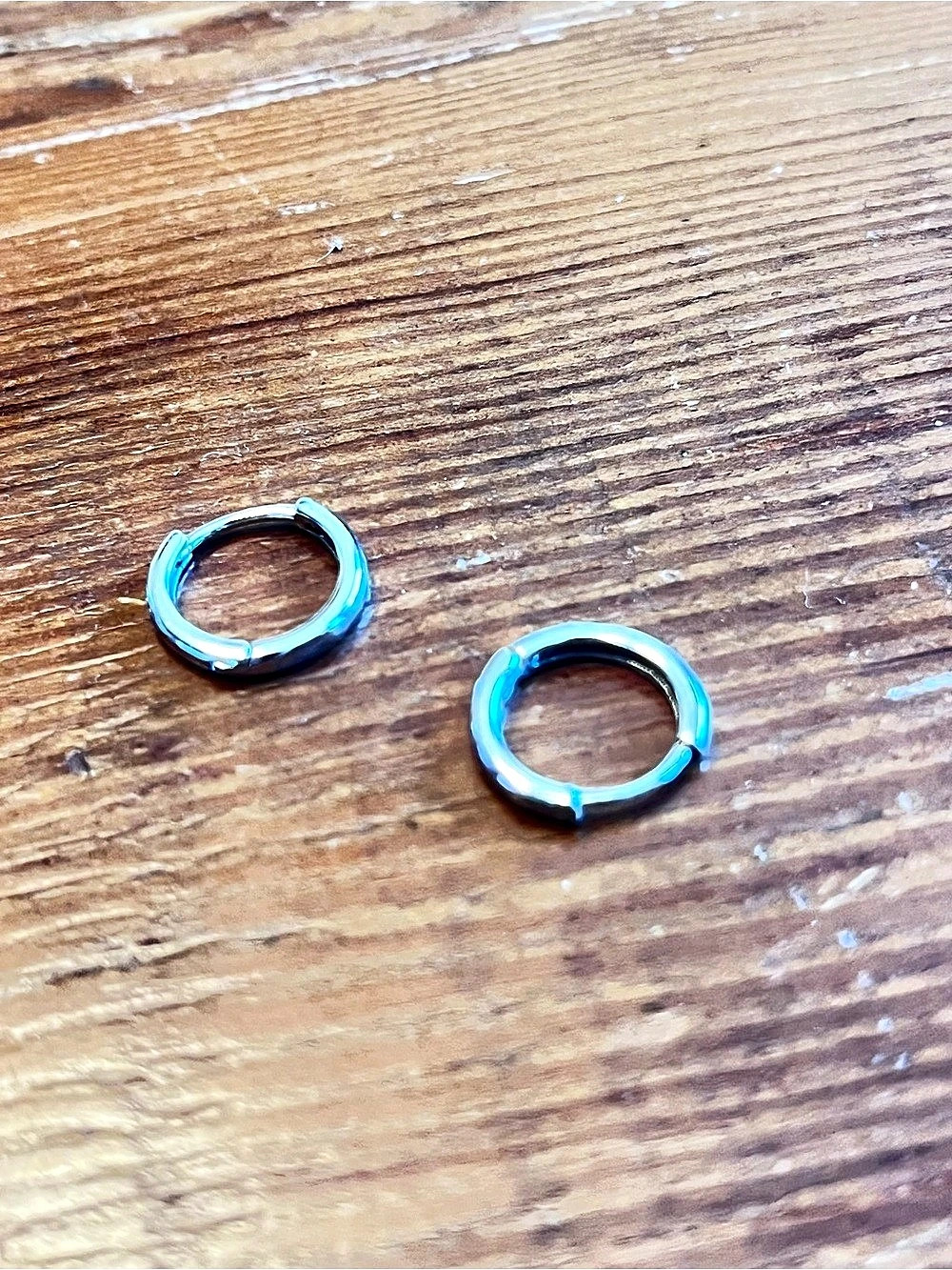 1/2” Sterling Silver Hoop Huggies Earrings